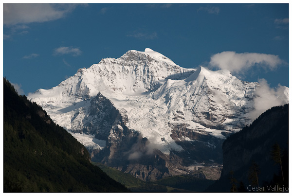 Vista del Jungfrau desde Interlaken