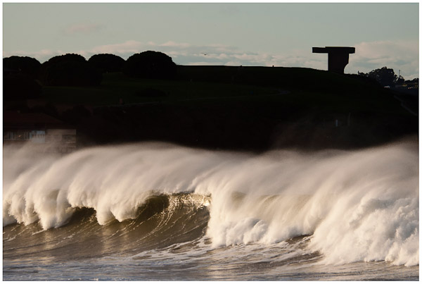 Olas y horizonte